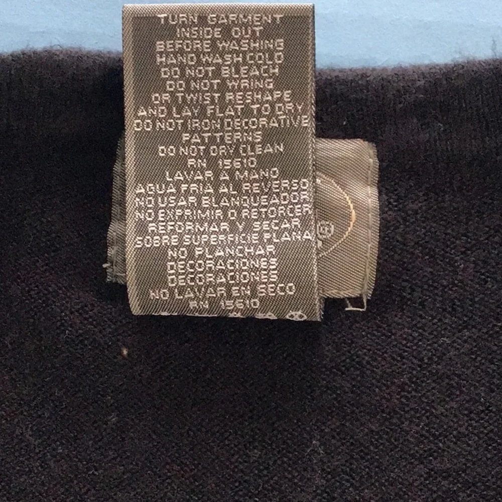 DESIGNER Originals Black Sleeveless with Black Beaded Trim Sz Medium